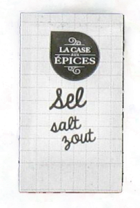 1000 doses individuelles de sel fin
