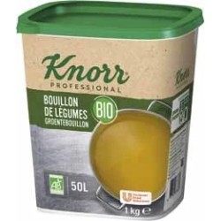 BOUILLON DE LÉGUMES BIO KNORR 1KG / 50L