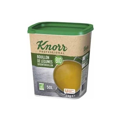 BOUILLON DE LÉGUMES BIO KNORR 1KG / 50L