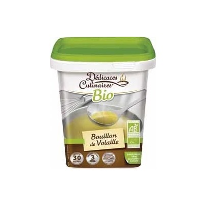 BOUILLON DE VOLAILLE BIO DÉDICACES CULINAIRES 600G / 30L