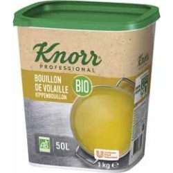 BOUILLON DE VOLAILLE BIO KNORR 1KG / 50L