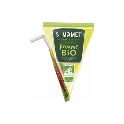 COMPOTE DE POMME BIO ST MAMET 48 BERLINGOTS DE 100G