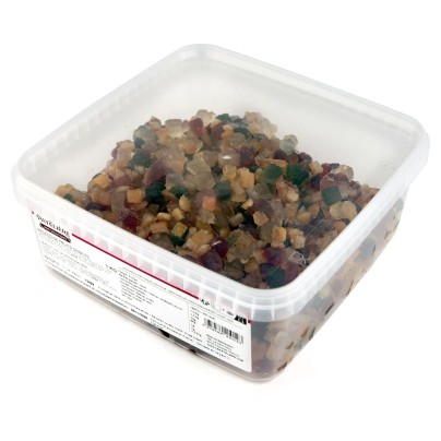 MACÉDOINE DE FRUITS CONFITS BOITE 1KG PATELIERE