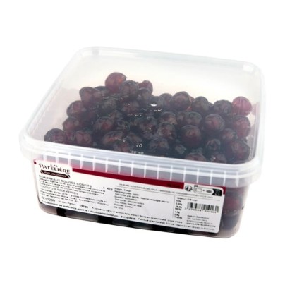 BIGARREAUX ROUGES CONFITS BOITE 1KG PATELIERE