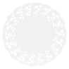 DENTELLE BLANCHE RONDE 24 CM X 250