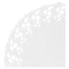 DENTELLE BLANCHE RONDE 24 CM X 250