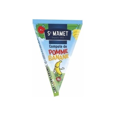 COMPOTE POMME BANANE ST MAMET 48 BERLINGOTS DE 100G