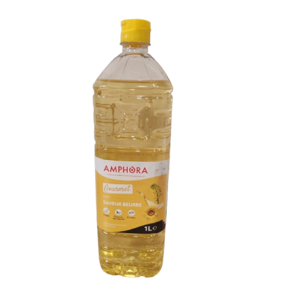 HUILE VÉGÉTALE SAVEUR BEURRE 1L AMPHORA GOURMET
