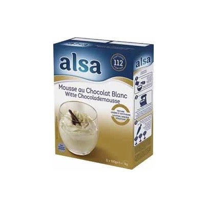 MOUSSE AU CHOCOLAT BLANC ALSA 1 Kg / 120 PORTIONS