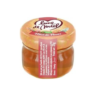 MIEL DE FLEURS LIQUIDE 48 POTS EN VERRE DE 25G