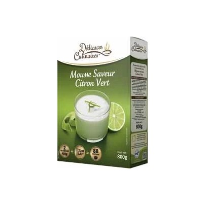 MOUSSE SAVEUR CITRON VERT DÉDICACES CULINAIRES 800G- 70/88 PORTIONS