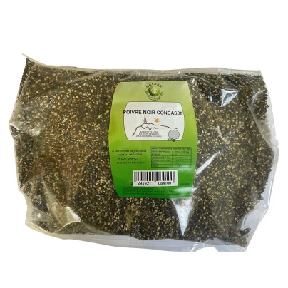 POIVRE NOIR CONCASSÉ SAISSE 1KG