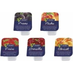 CONFITURE PORTIONS ST MAMET 5 PARFUMS ASSORTIS 25 G x 150