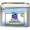 FILETS DE MAQUEREAUX MARINÉS AU VIN BLANC CONSERVE 4/4 705G