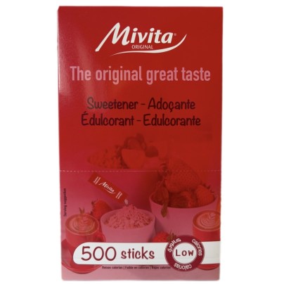 ÉDULCORANT DE TABLE A L'ASPARTAME MIVITA 500 STICKS
