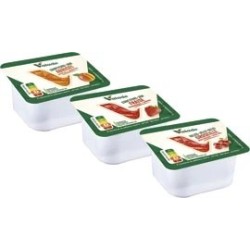 CONFITURES ASSORTIES  120 PORTIONS DE 30G VALADE ABRICOT, FRAISE, GROSEILLE
