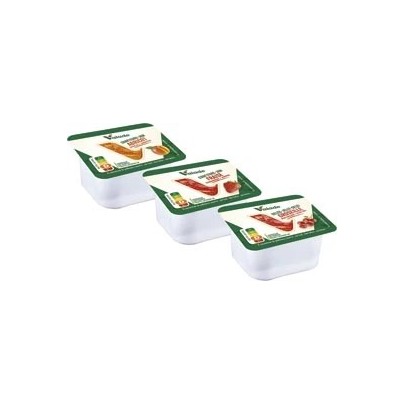 CONFITURES ASSORTIES  120 PORTIONS DE 30G VALADE ABRICOT, FRAISE, GROSEILLE