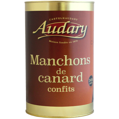 MANCHONS DE CANARD CONFITS CONSERVE 3.825KG