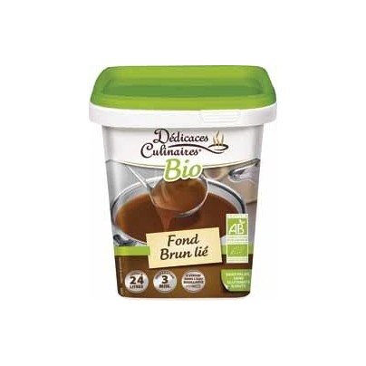 FOND BRUN LIÉ BIO DÉDICACES CULINAIRES 600G / 12-24L