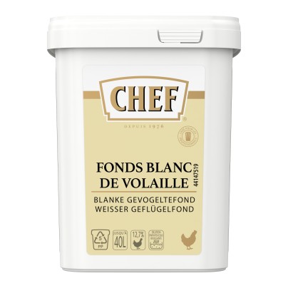 FONDS BLANC DE VOLAILLE CHEF 800G / 40L