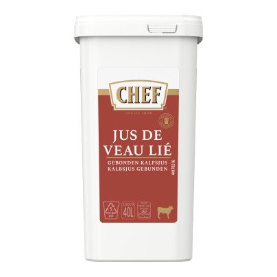 JUS DE VEAU LIÉ CHEF 1.2KG / 40L