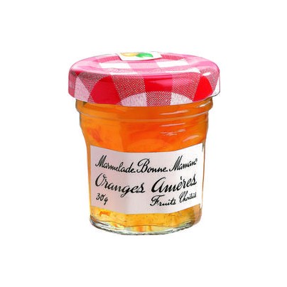 MARMELADE PORTIONS BONNE MAMAN POT VERRE ORANGES AMERES X 60