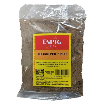 MÉLANGE PAIN D'ÉPICES SACHET 100G
