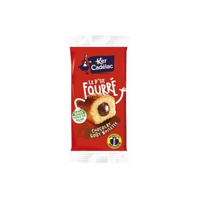 PETITS FOURRÉS AU CHOCOLAT SAVEUR NOISETTE KER CADÉLAC X 130