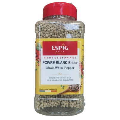 POIVRE BLANC ENTIER ESPIG BOITE DISTRIBUTRICE 500G