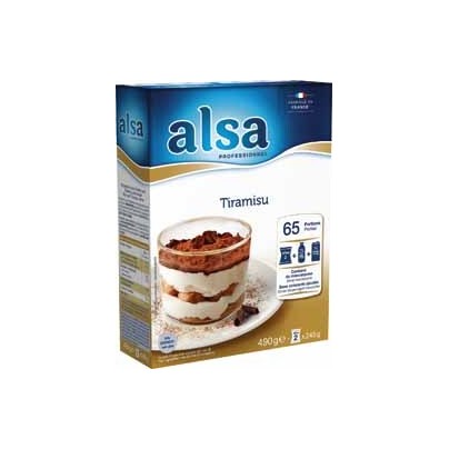 PRÉPARATION POUR CRÈME TIRAMISU ALSA 490G / 65 PORTIONS