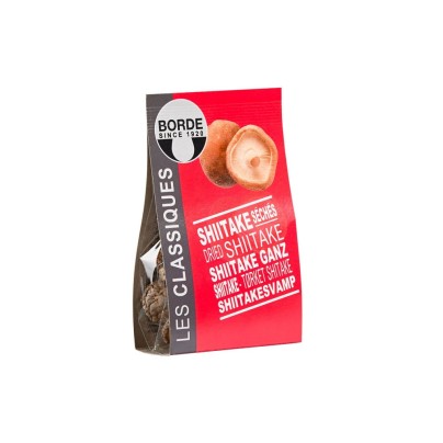 SHIITAKE ENTIERS SÉCHÉS SACHET CAVALIER 20G