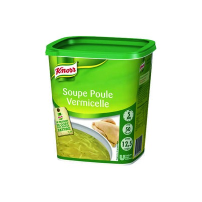 SOUPE POULE VERMICELLE KNORR 825G / 50 PORTIONS