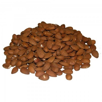 AMANDES BRUTES ENTIERES DECORTIQUÉES SACHET 1KG AVEC PEAU