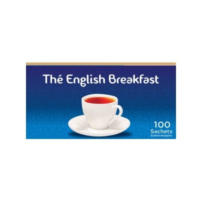 THÉ ENGLISH BREAKFAST MURRAYFIELD X 100 SACHETS SURENVELOPPÉS