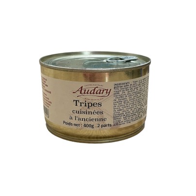 TRIPES À L'ANCIENNE CONSERVE 400G 2 PARTS