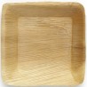 ASSIETTES CARRÉES ÉCOLOGIQUES EN PALMIER LOT DE 25
