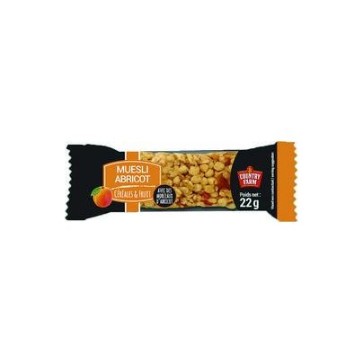 BARRES CÉRÉALIÈRES MUESLI À L'ABRICOT 22G X 200