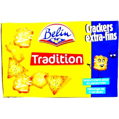 BISCUITS APÉRITIF BELIN 4 VARIÉTÉS 720G