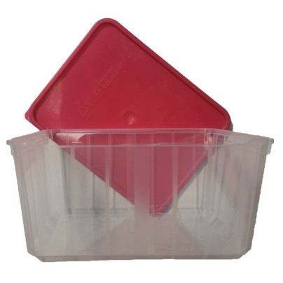 BOITES ALIMENTAIRES PLASTIQUES CARTY 1.35L X25 FUSHIA