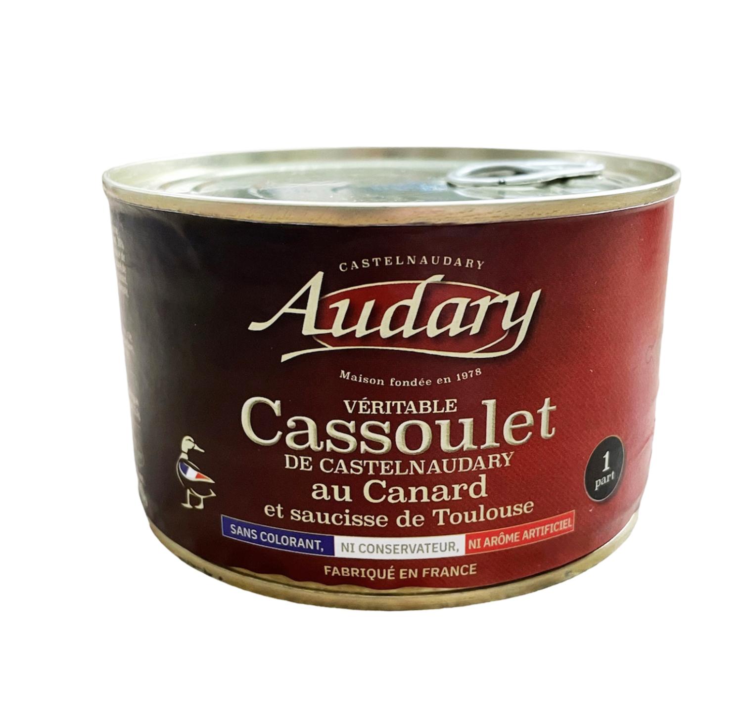 CASSOULET DE CASTELNAUDARY AU CONFIT DE CANARD CONSERVE 420G / 1 PART