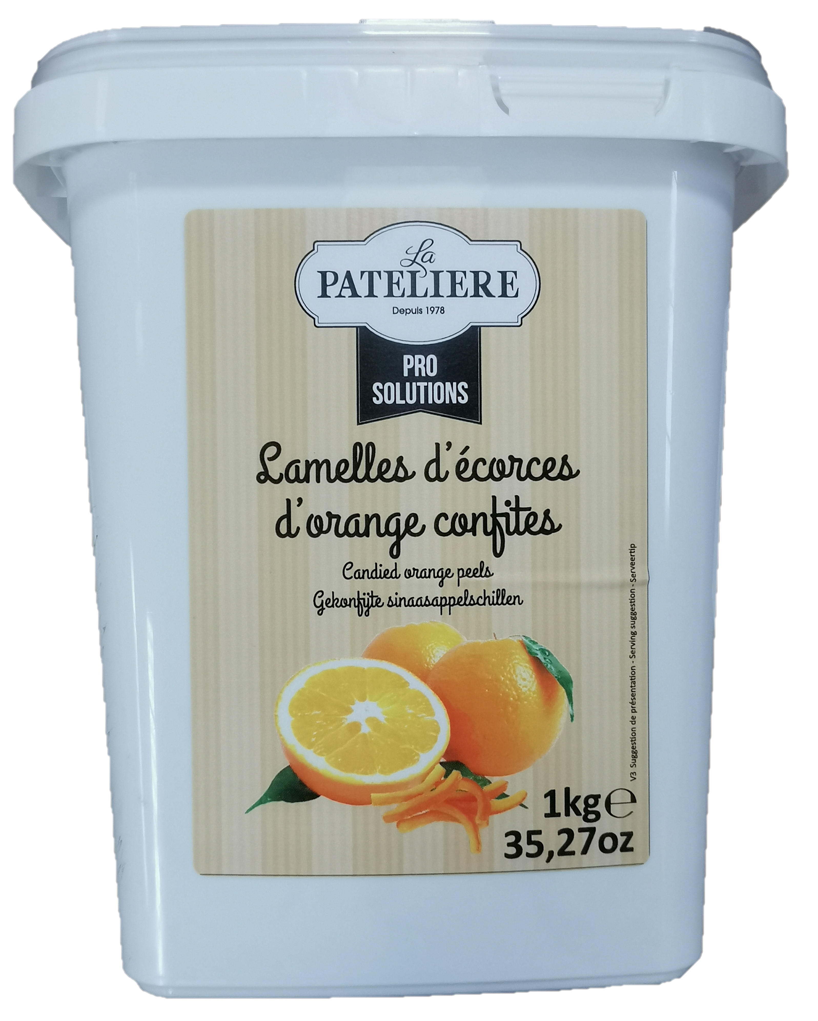 Écorces d'oranges confites provenant d' oranges de Calabre.